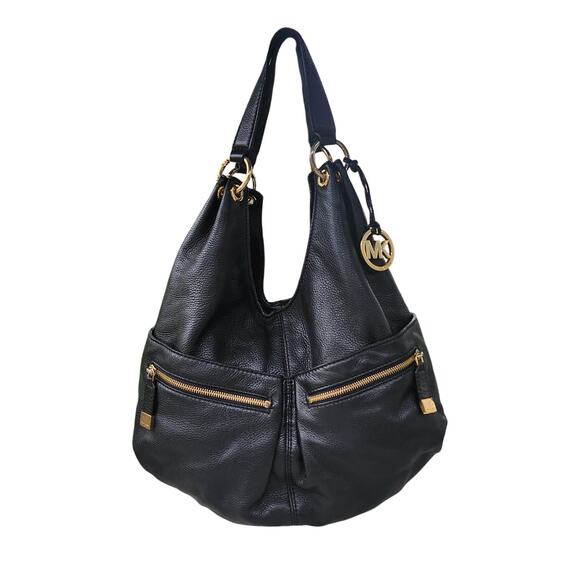 MICHAEL Michael Kors Handbags - Michael Kors Layton Pebbled Leather Large Hobo Bag